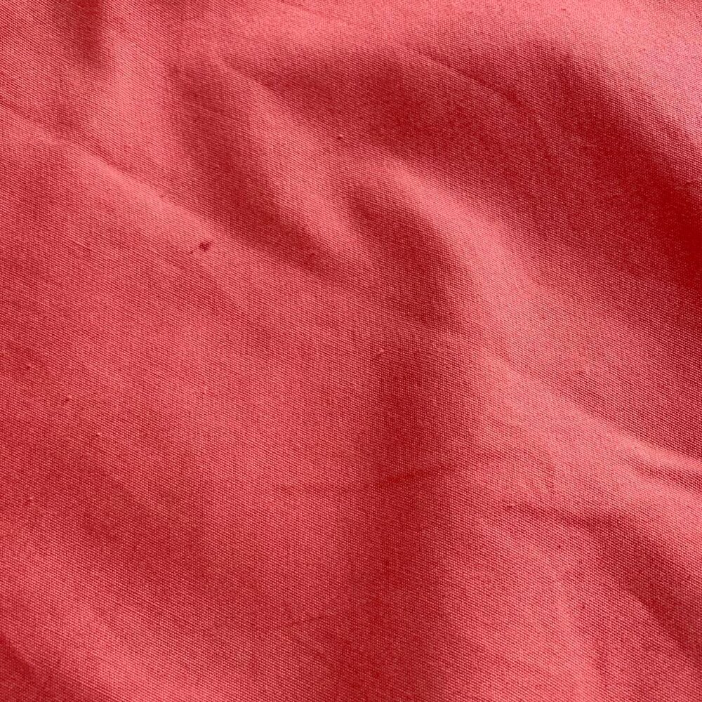 Vintage Y2K Anthropologie Elevenses Embroidered Cotton Skirt Coral A-Line Size 6 - Picture 8 of 8